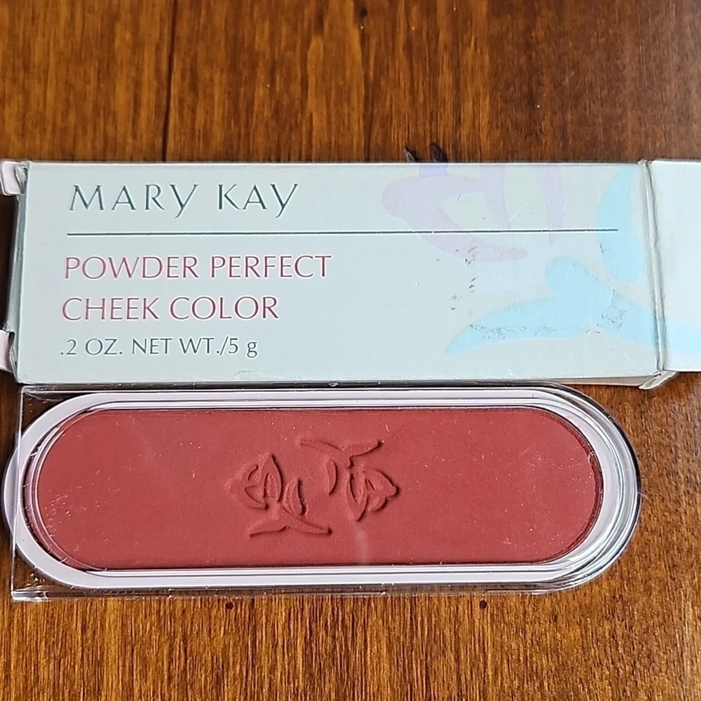 Mary Kay Retired Gingersnap 6207 Powder Perfect Cheek Color Blush Ova…